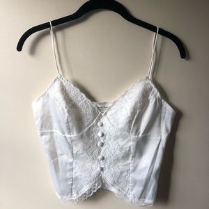 White lace top